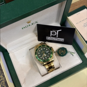 Rolex Submariner – Superlative Chronometer Officially Certified – Gold Green Ton